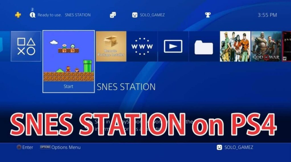 SNESStation Emulator per PS4