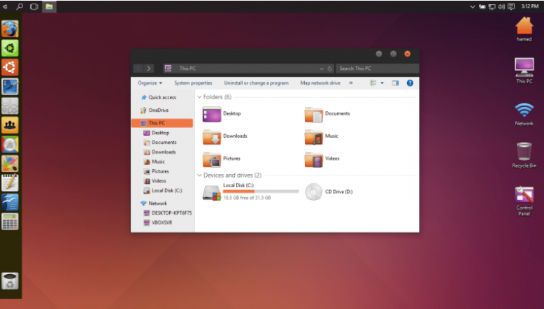 Tema Ubuntu per Windows 10
