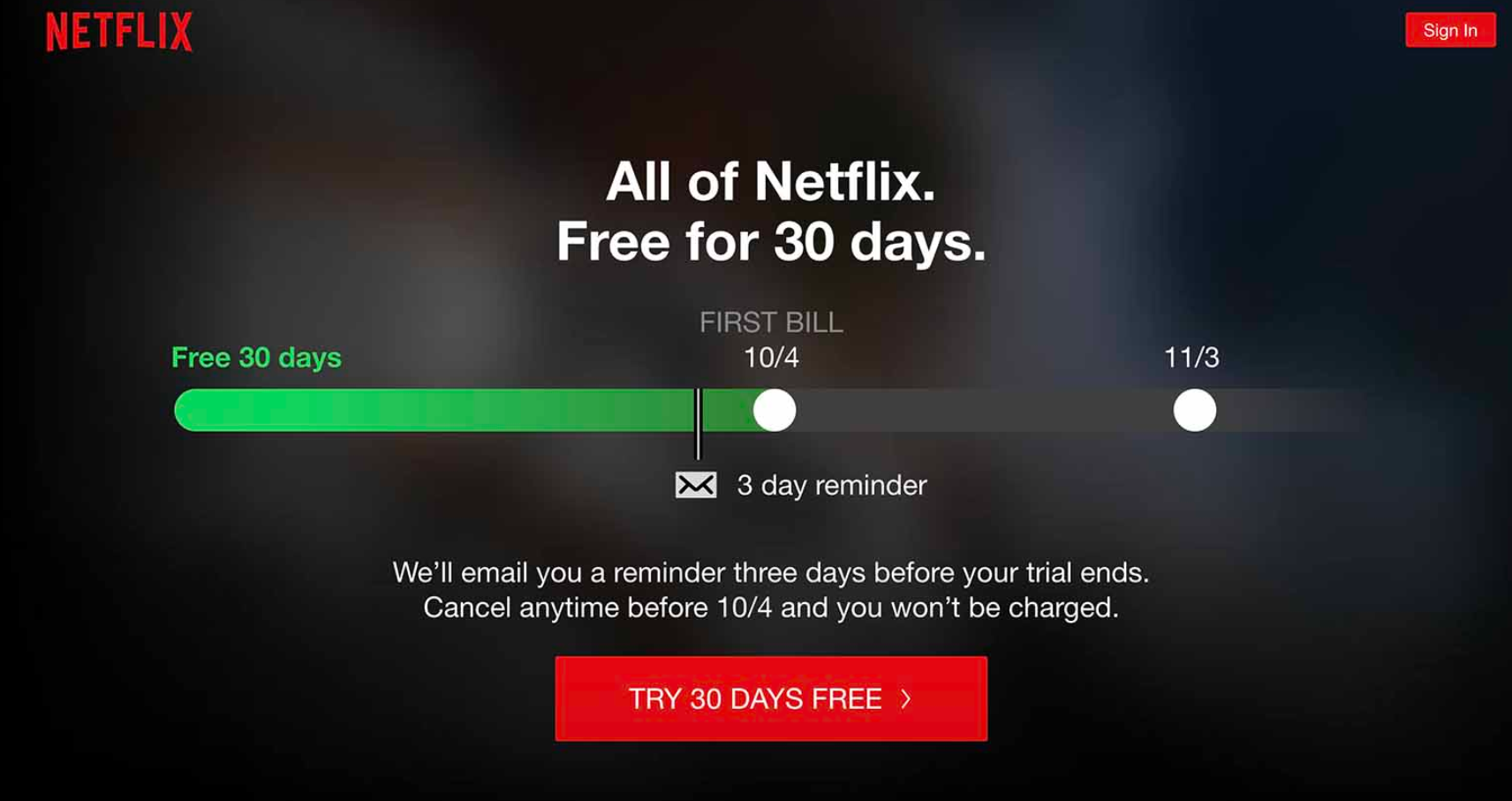 Come Ottenere Il Primo Netflix Mese Gratis?